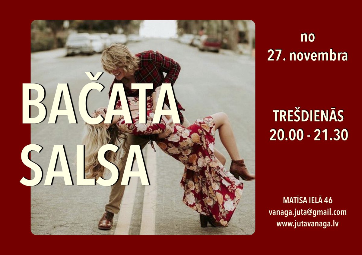 Bačata, Salsa. Pāri nemainās.